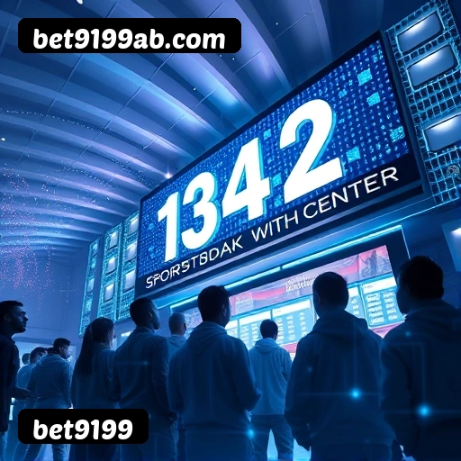 Apostas esportivas na bet9199 — ilustração editorial